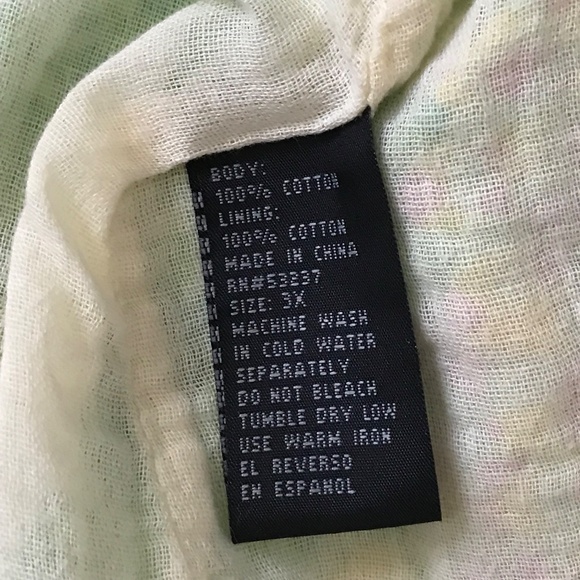 MllE GABRIELLE Floral Sundress Cotton Midi Dress Women’s Plus Size 3X Fit 2X - Picture 10 of 16